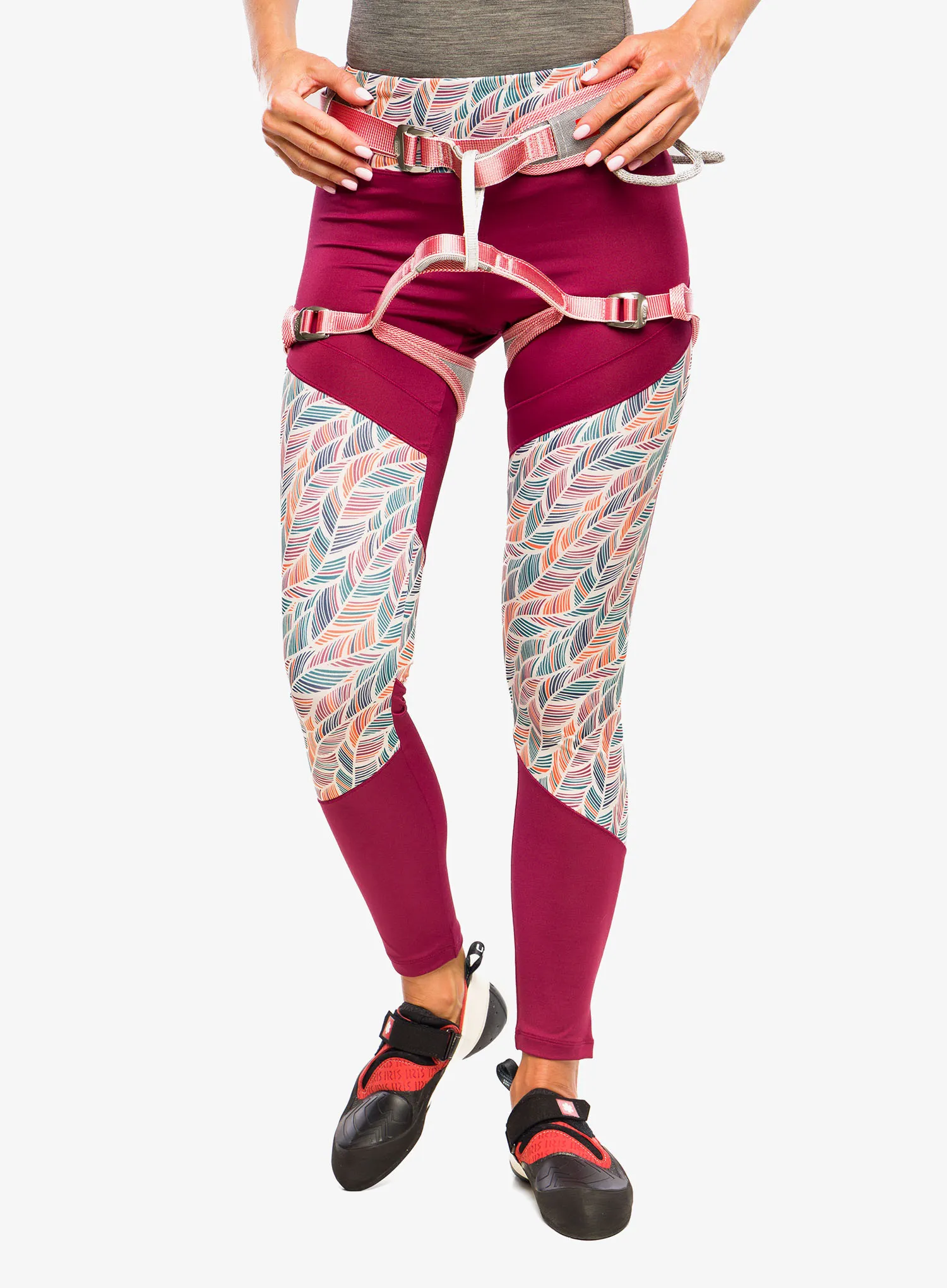 Lezecký postroj dámsky Ocun Twist Tech Eco Lady - grey/red