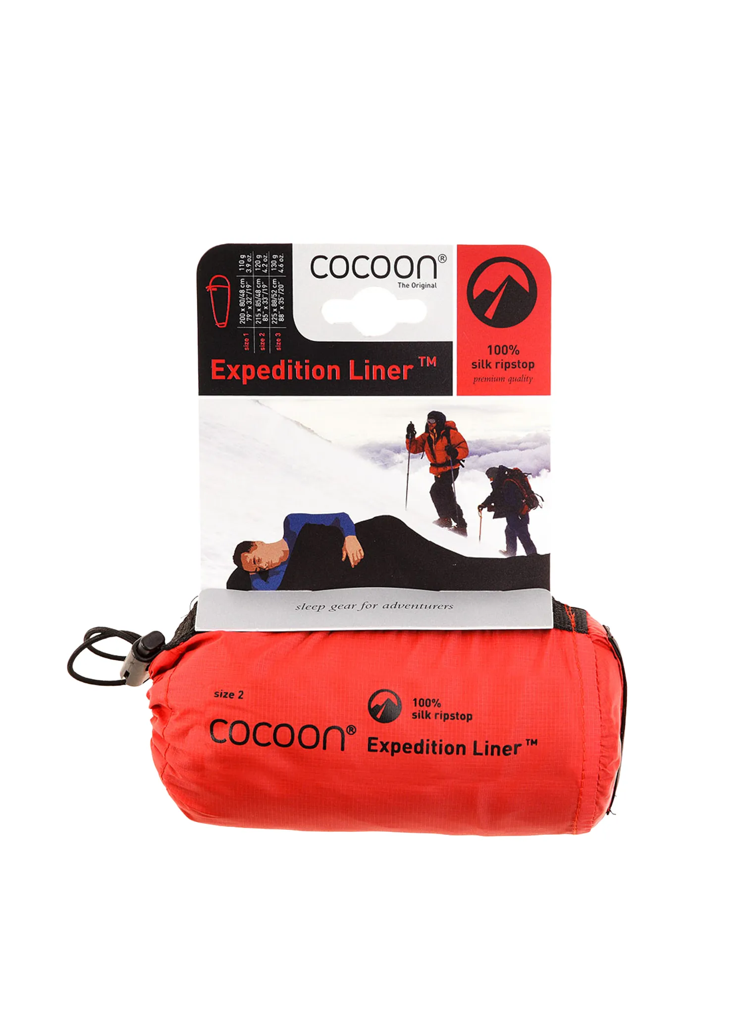 Vložka do spacáka Cocoon Expedition Liner - black