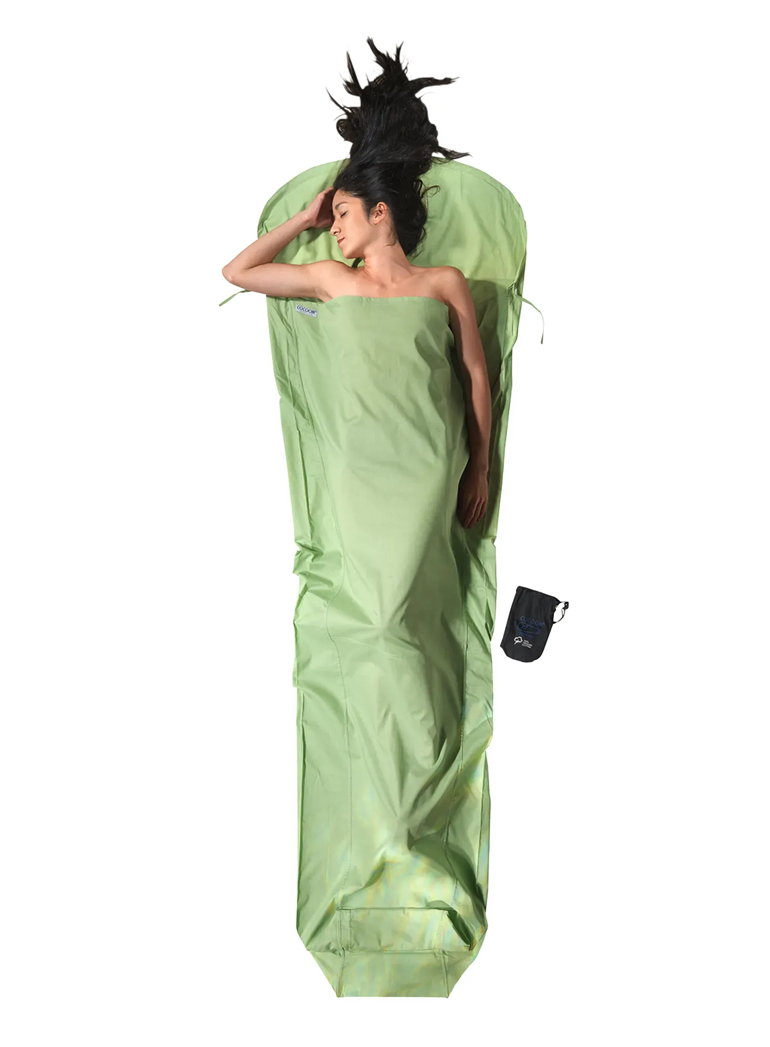 Vložka do spacáka Cocoon MummyLiner - Organic Cotton - forest shade