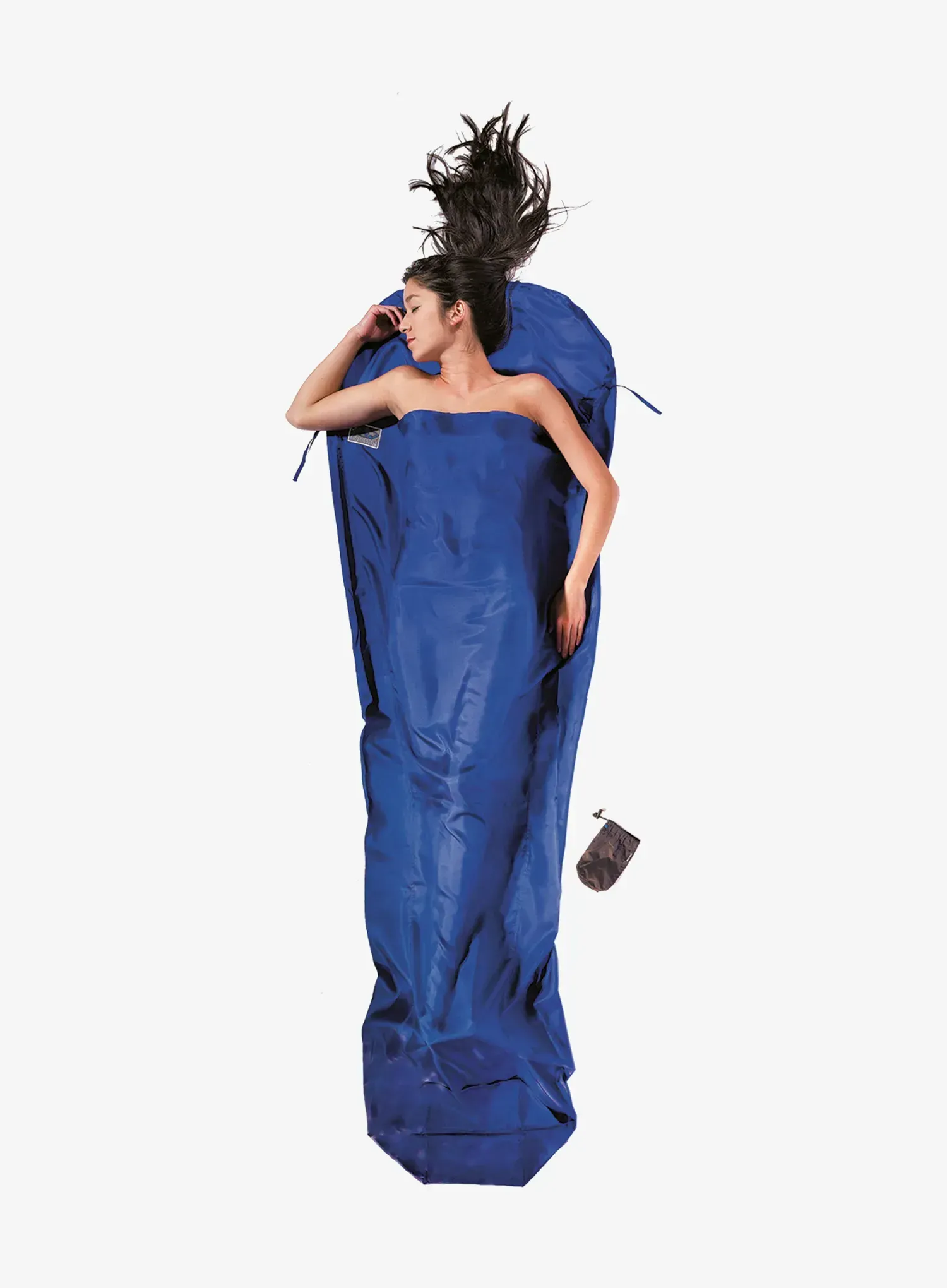 Vložka do spacáka Cocoon MummyLiner S - Silk - ultramarine blue
