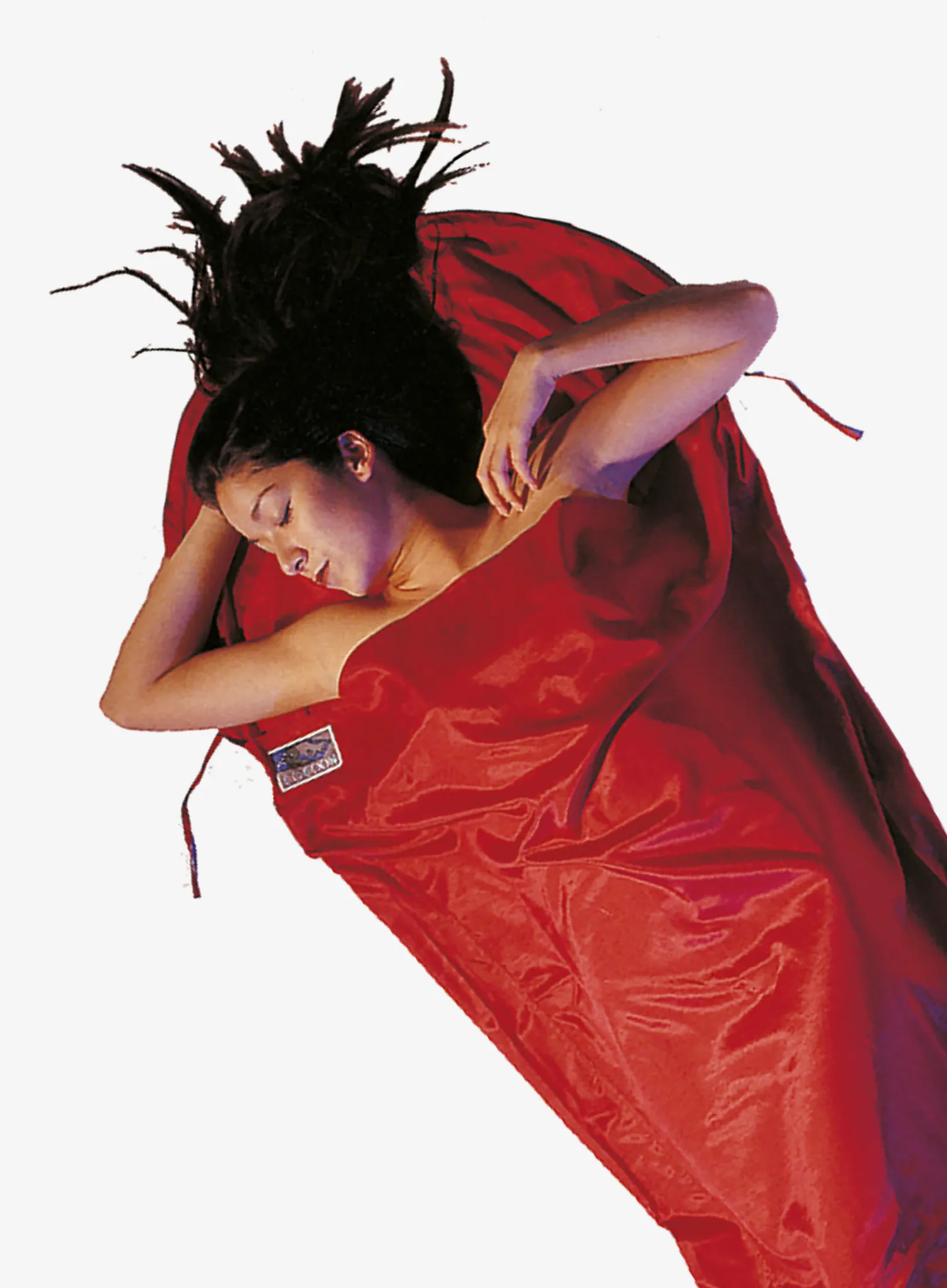 Vložka do spacáka Cocoon MummyLiner - Silk/Cotton - monks red