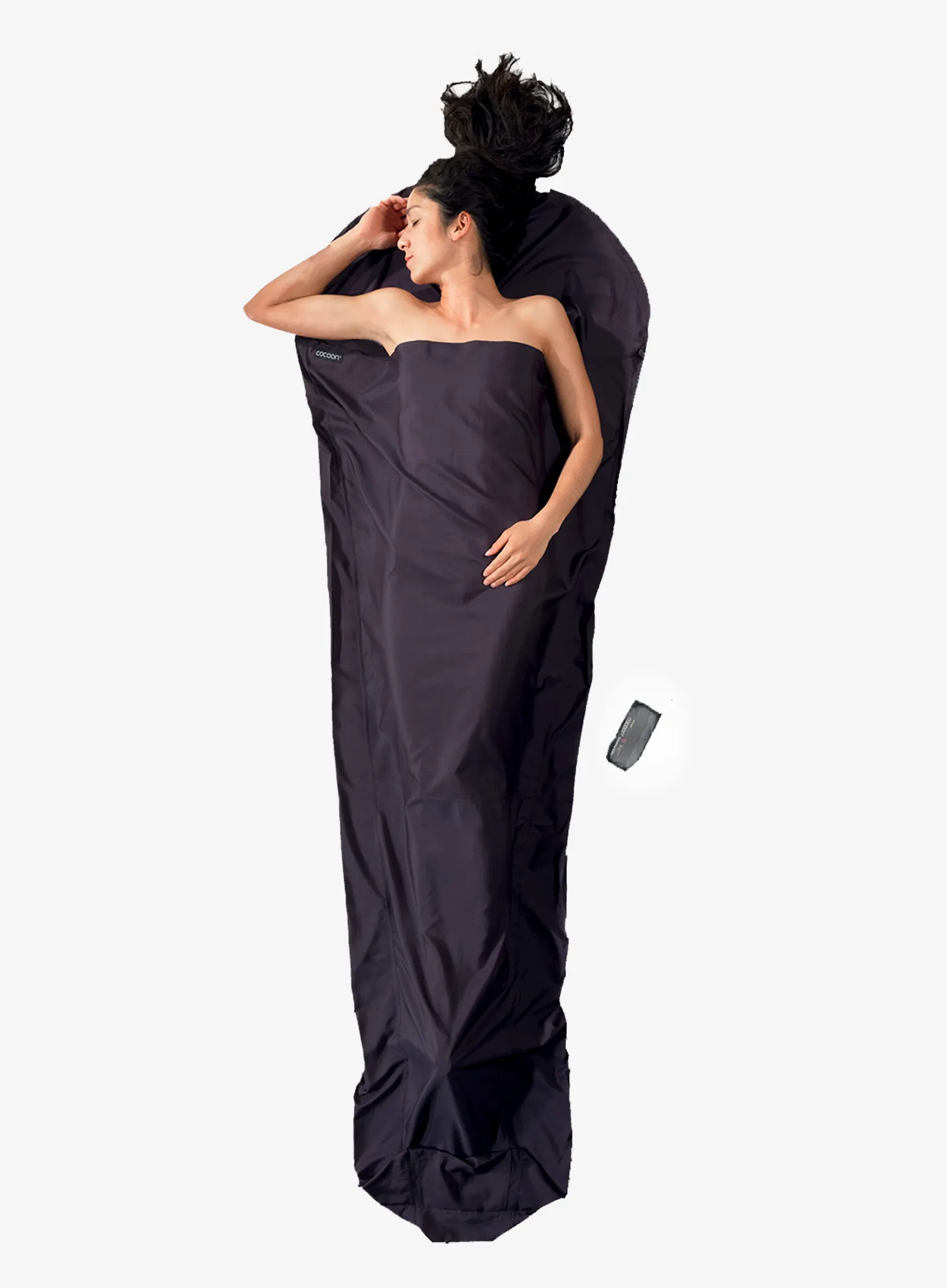 Vložka do spacáka Cocoon MummyLiner - Thermolight Silkweight - volcano grey