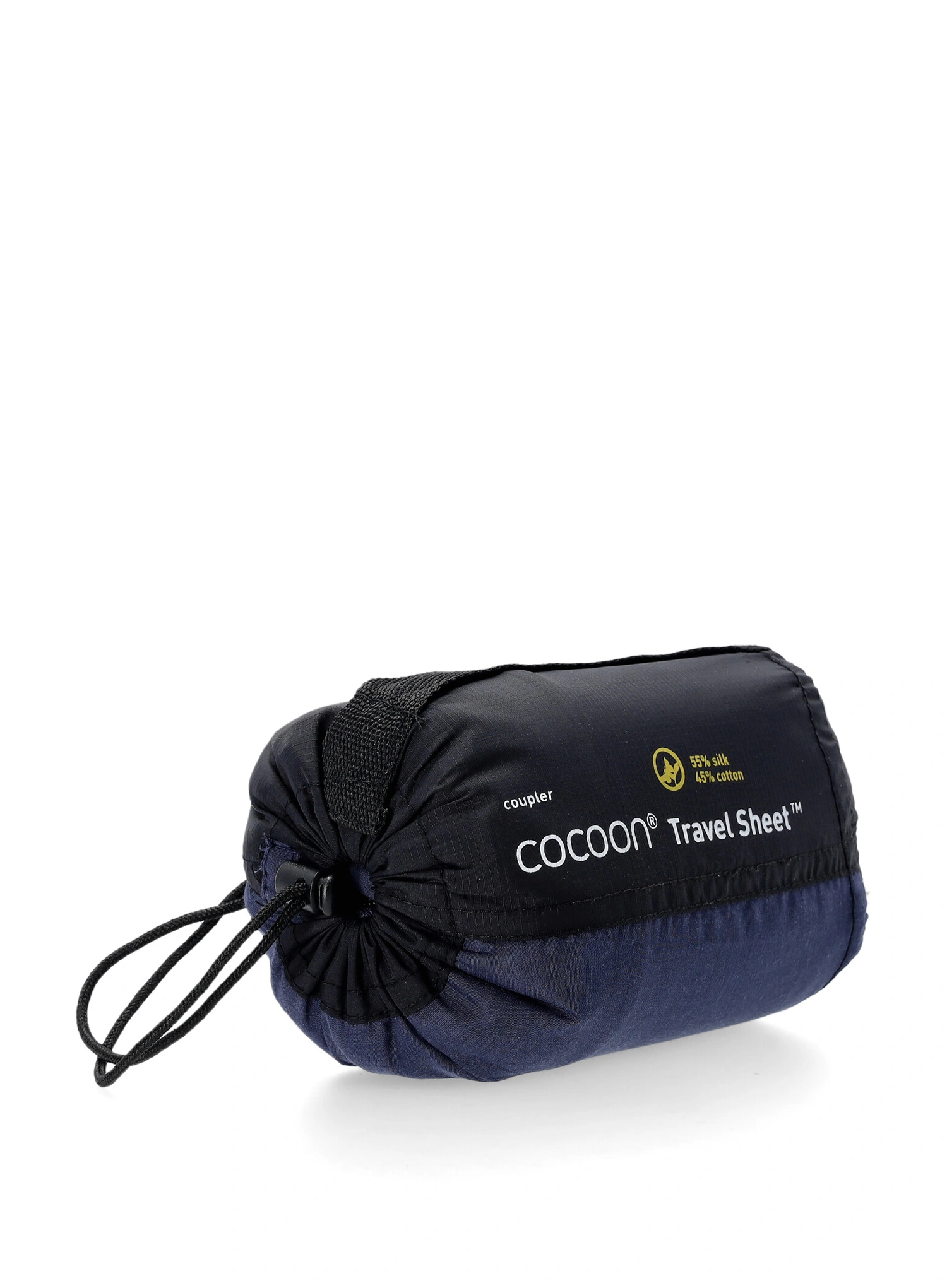 Vložka do spacáka Cocoon TravelSheet Coupler - Silk/Cotton - tuareg