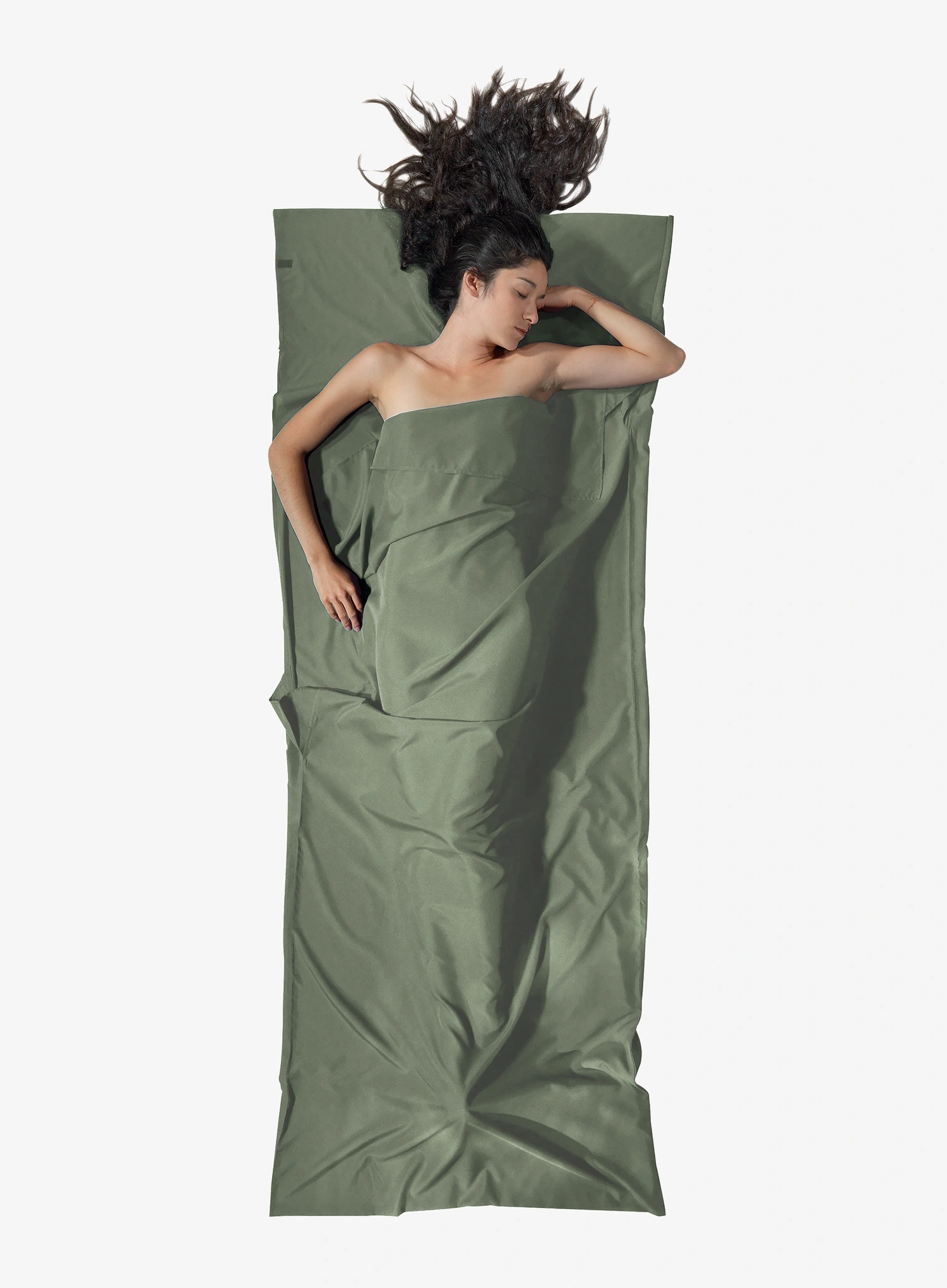 Vložka do spacáka Cocoon TravelSheet - Lyocell - eucalyptus green