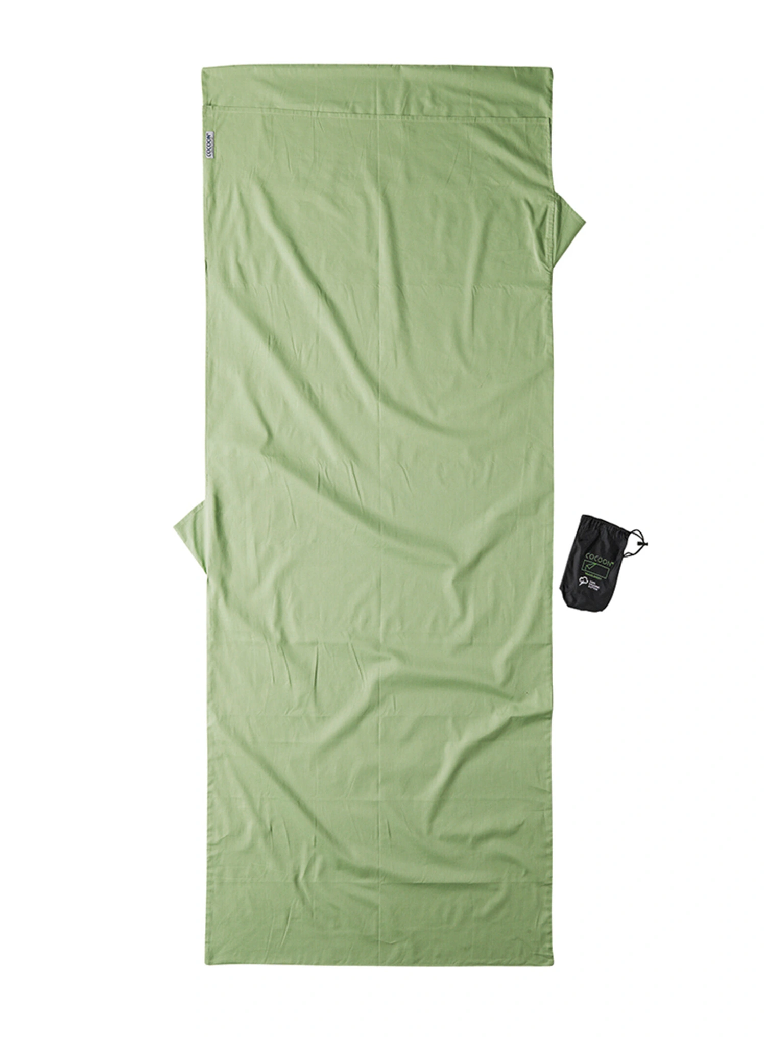 Vložka do spacáka Cocoon TravelSheet - Organic Cotton - forest shade
