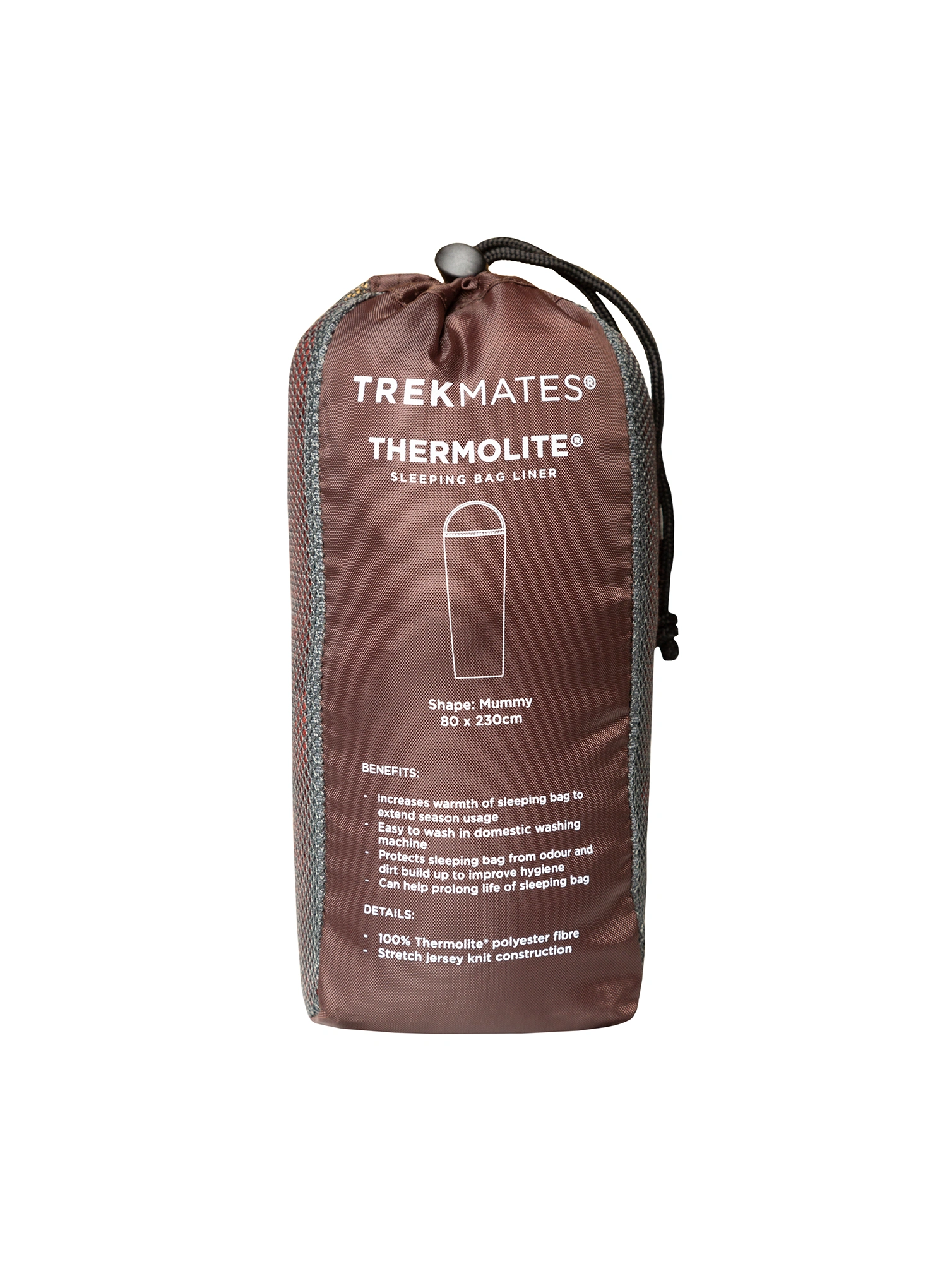 Vložka do spacáka Trekmates Thermolite Sleeping Bag Liner - chipotle