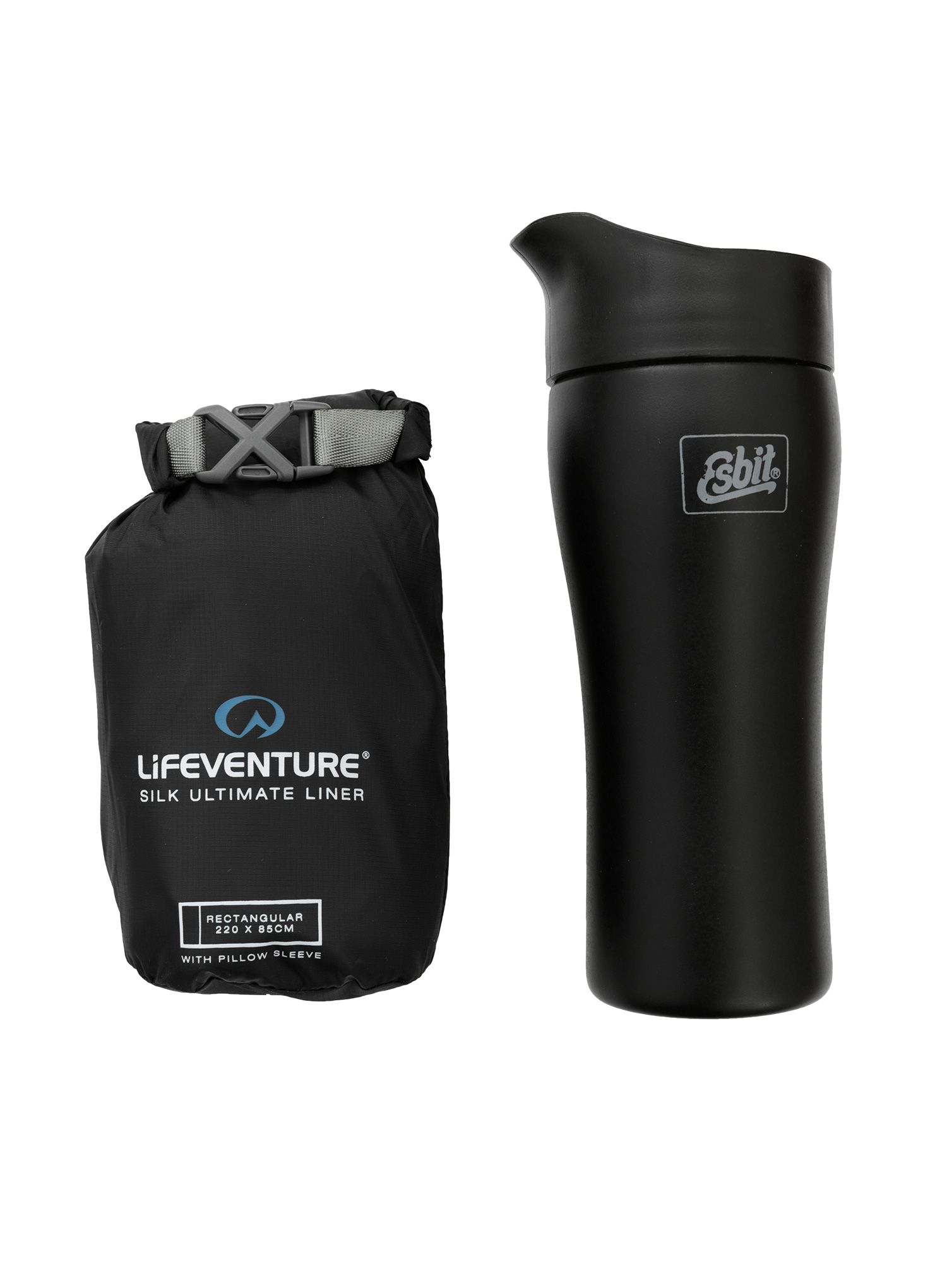 Vložka do spacáka Lifeventure Silk Ultimate Liner Rectangular - black