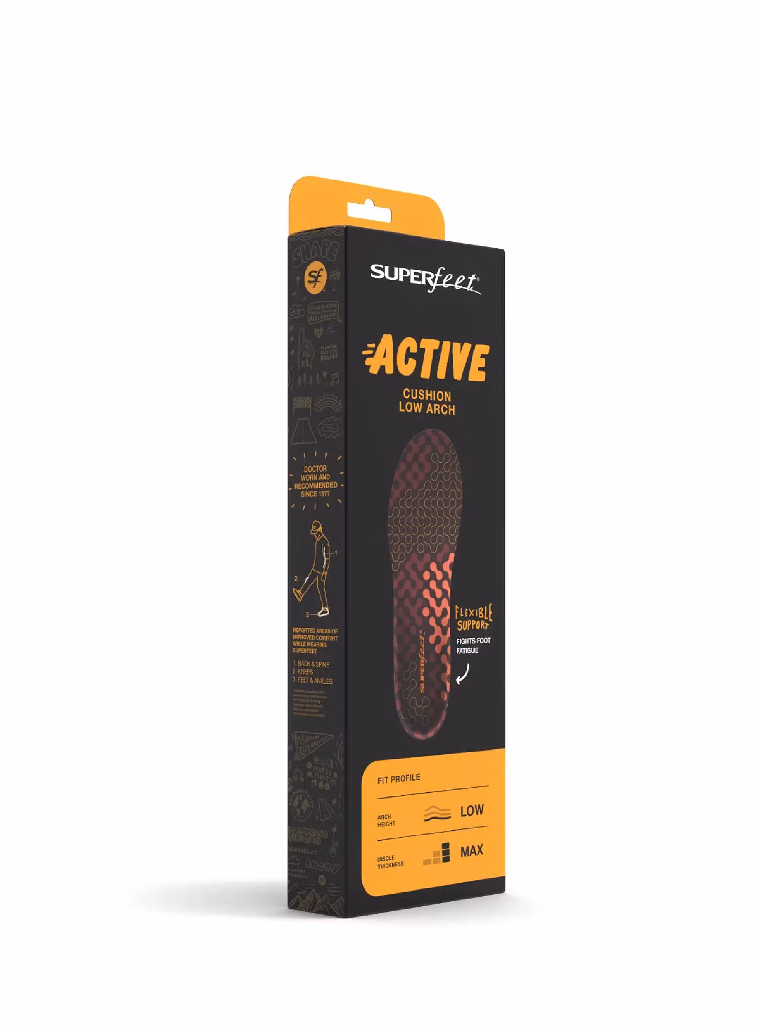 Vložky do topánok Superfeet Active Cushion Low Arch
