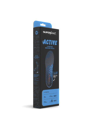 Vložky do topánok Superfeet Active Cushion Medium Arch - blue