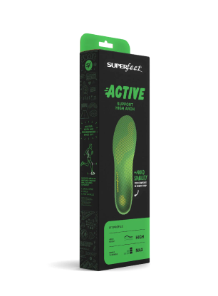 Vložky do topánok Superfeet Active Support High Arch V2 - light green