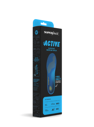 Vložky do topánok Superfeet Active Support Medium Arch V2 - blue
