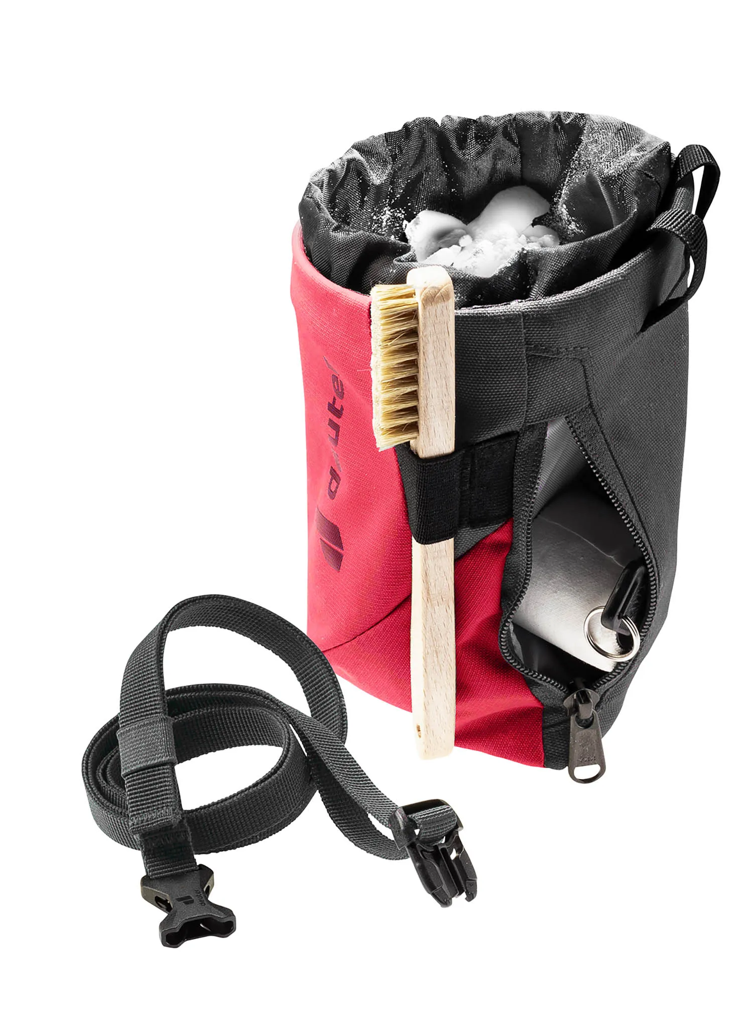 Vrecko na magnézium Deuter Gravity Chalk Bag II M - hibiscus/graphite