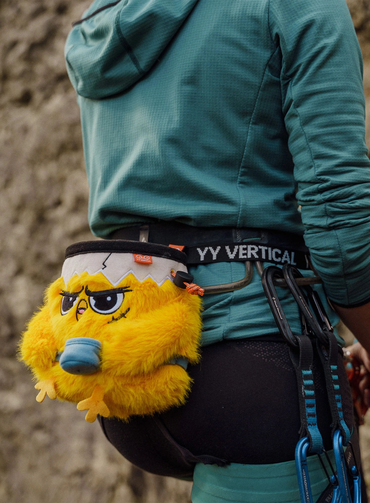 Vrecko na magnézium Y&Y Vertical Chalk Bag - chick