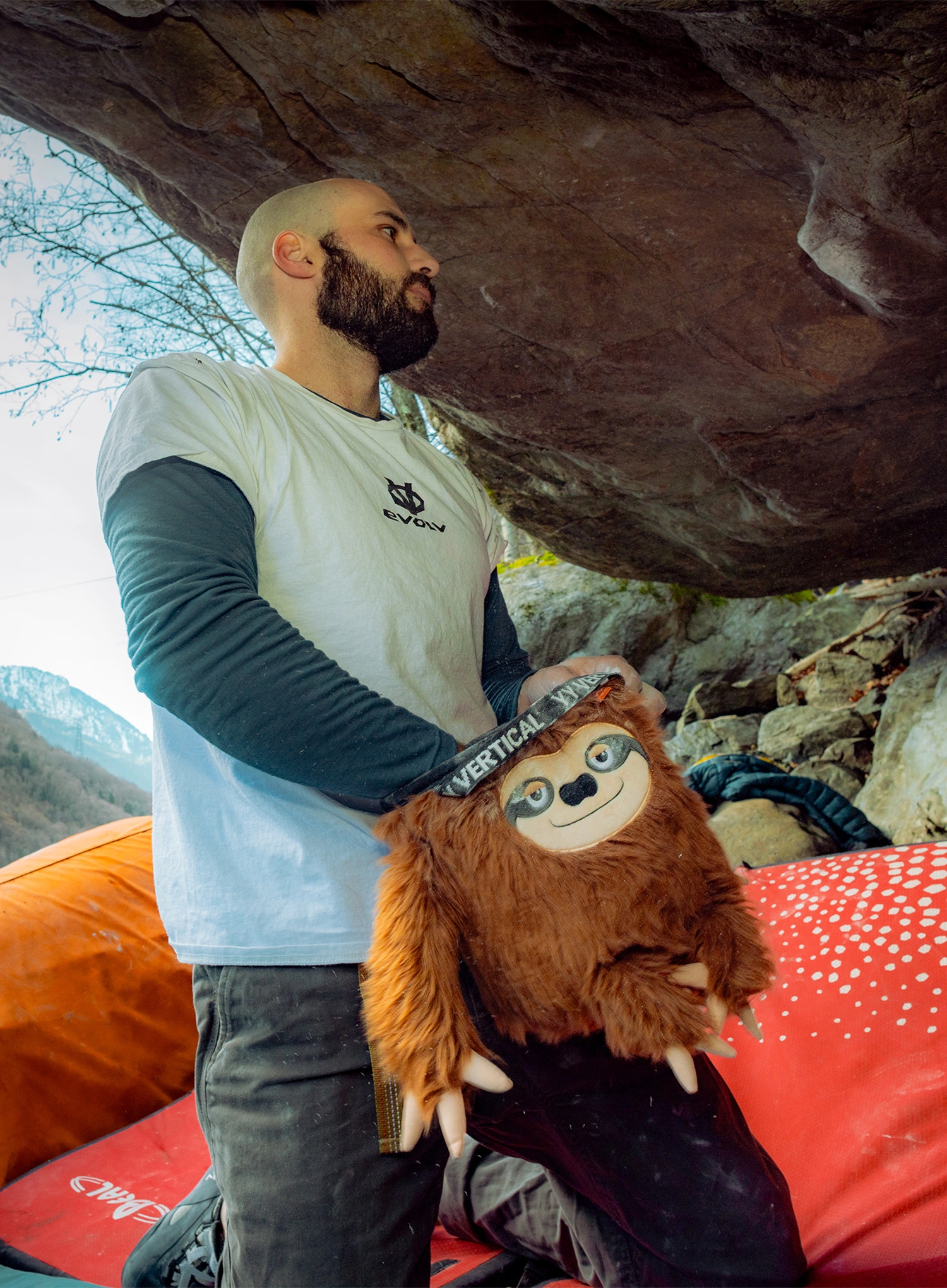 Vrecko na magnézium Y&Y Vertical Sam Boulder Sloth
