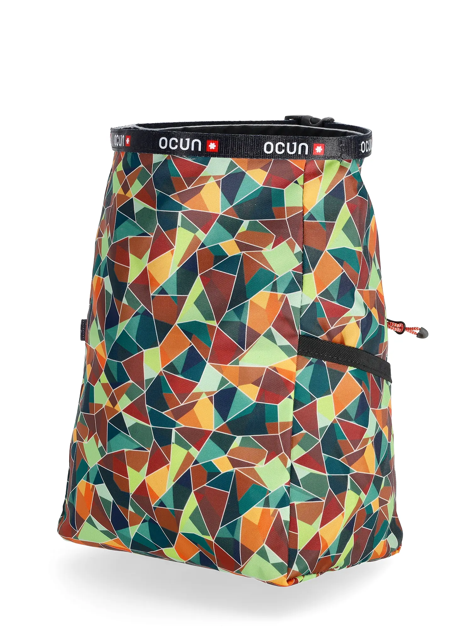 Vrecko na magnézium Ocun Boulder Bag - cubist mosaic
