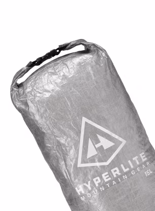 Vodotesné vrecko Hyperlite Mountain Gear Roll-Top Stuff Sack 15L - gray