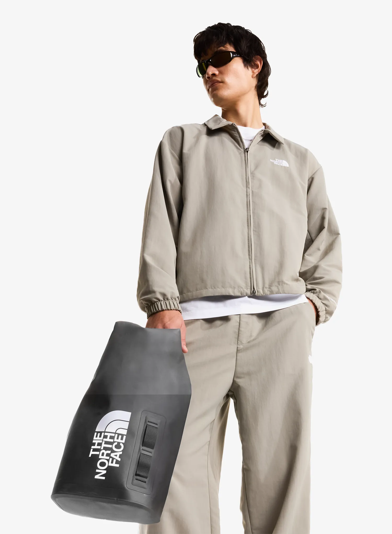 Nepremokavý vak The North Face Base Camp Dry Bag 12L - black/white