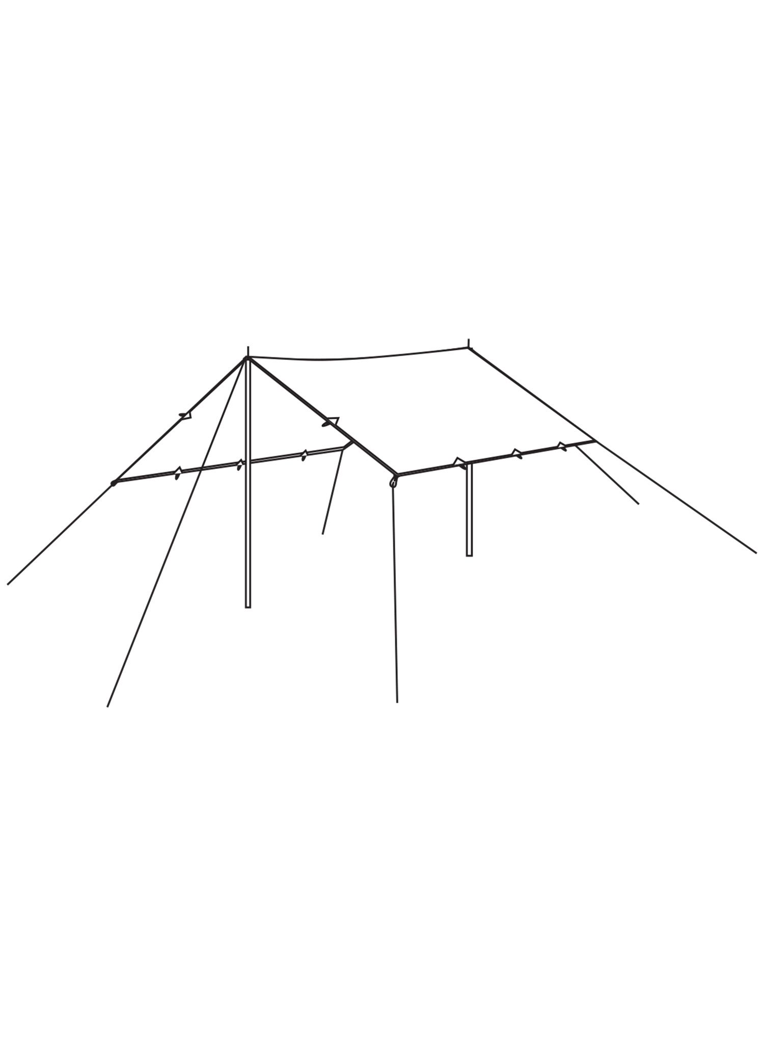 Turistická plachta Robens 3 x 3