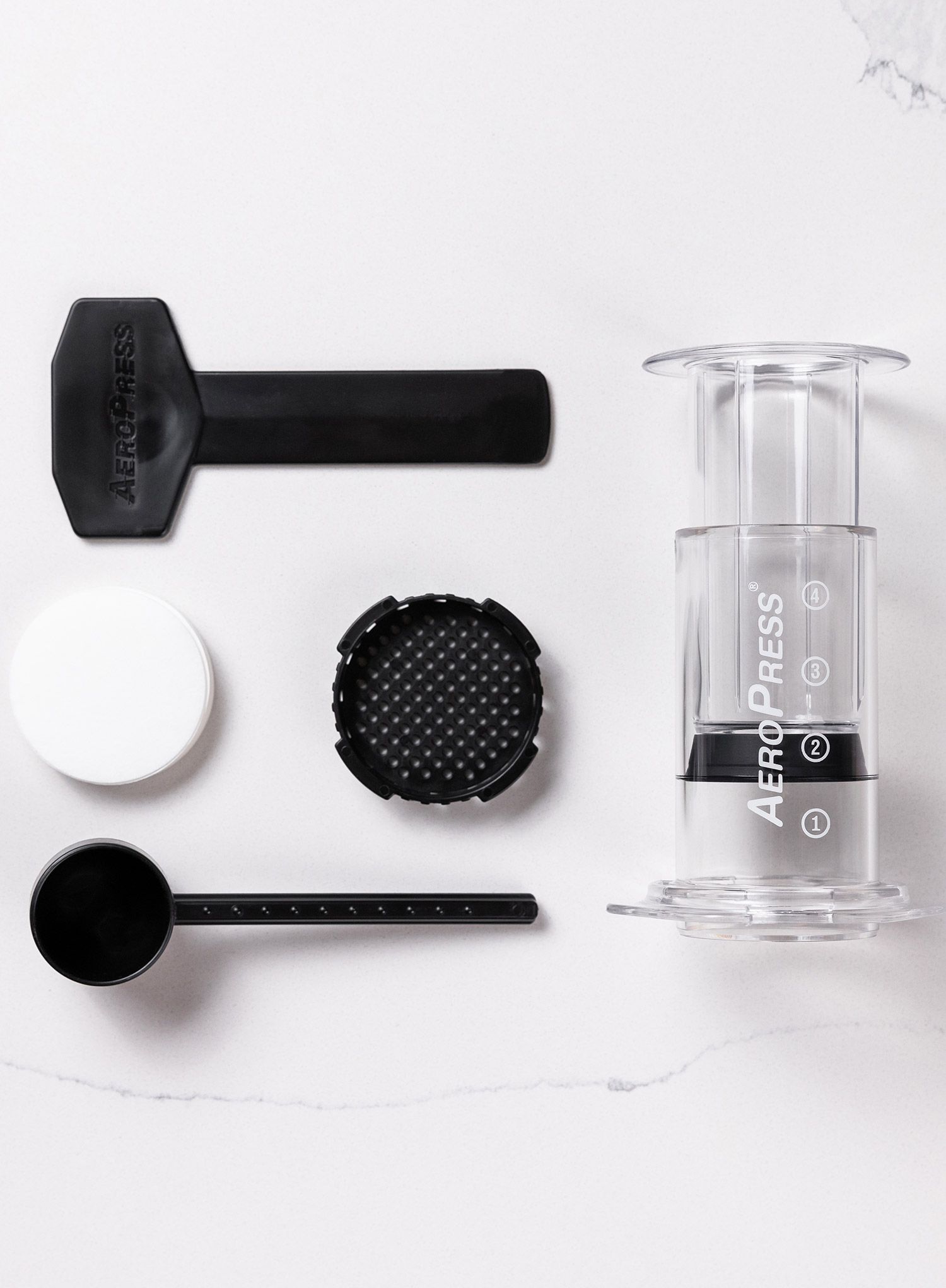Turistický kávovar AeroPress Clear