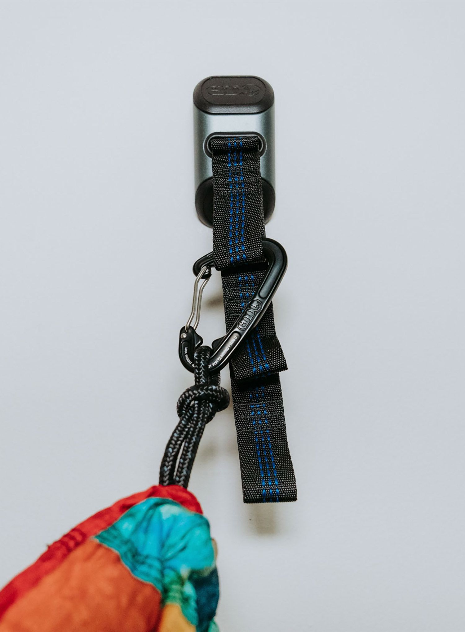 Popruh pro hamaky ENO Deluxe Hammock Hanging Kit - charcoal