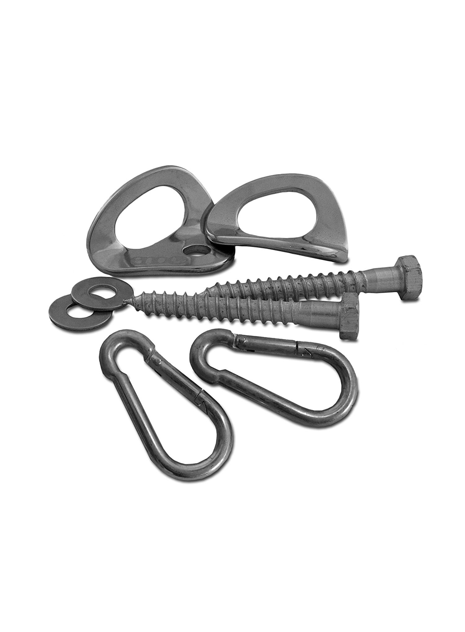 Popruh pro hamaky ENO Hammock Hanging Kit - silver