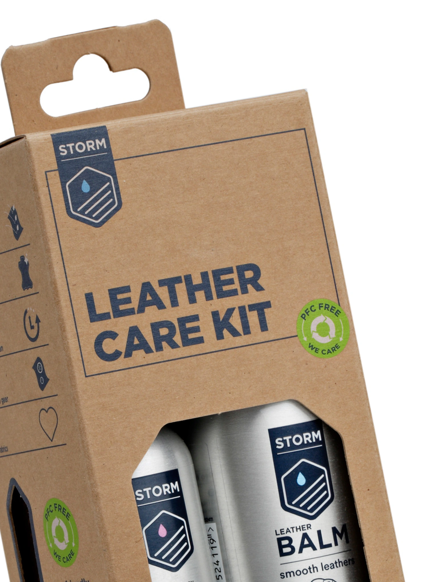 Súprava na ošetrenie topánok Storm Leather Care Kit