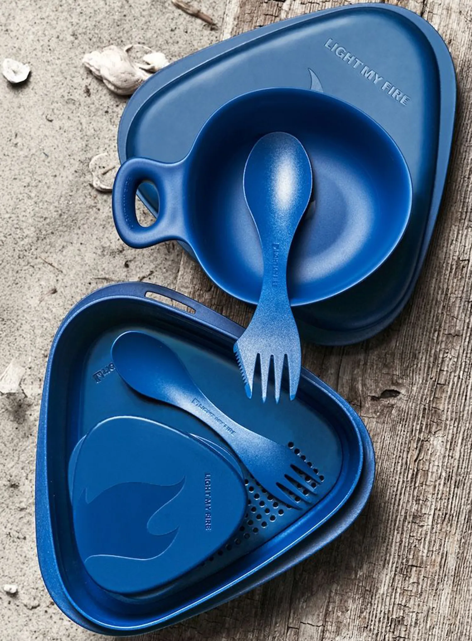 Súprava riadu Light My Fire Outdoor MealKit 2.0 - hazyblue