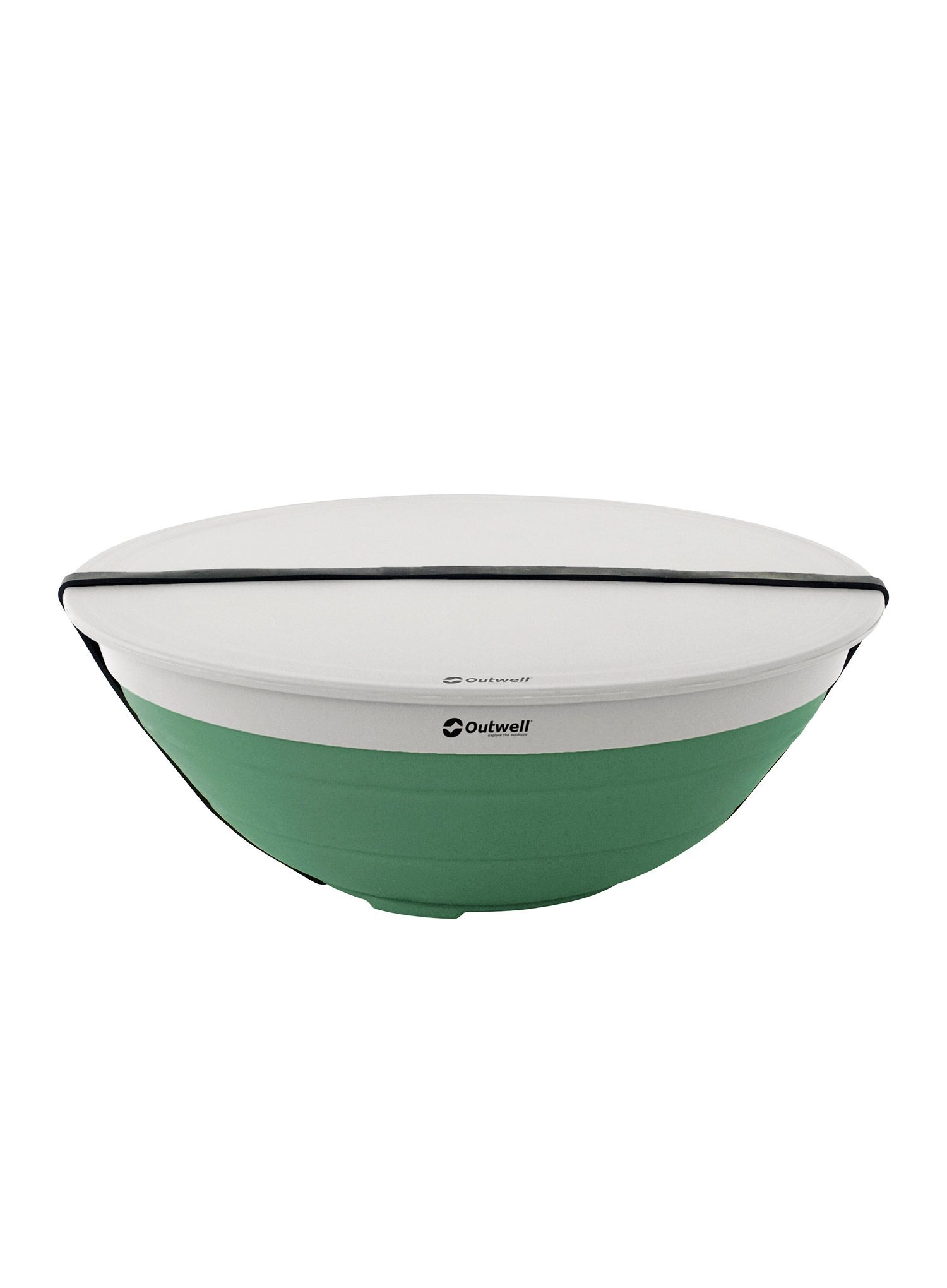 Súprava riadu Outwell Collaps Bowl & Colander Set - shadow green