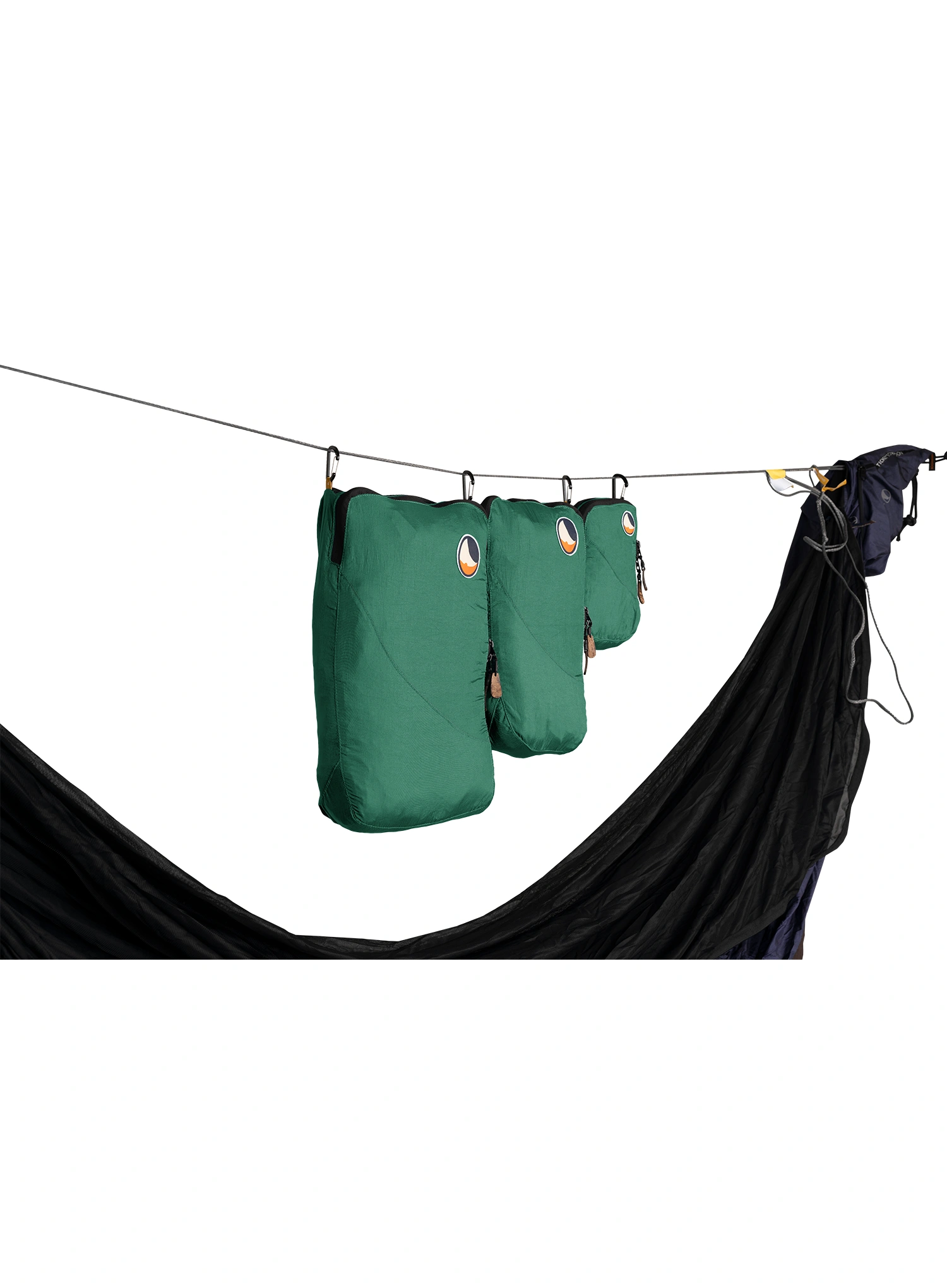 Súprava organizérov Ticket To The Moon Travel Cube Set - petrol green