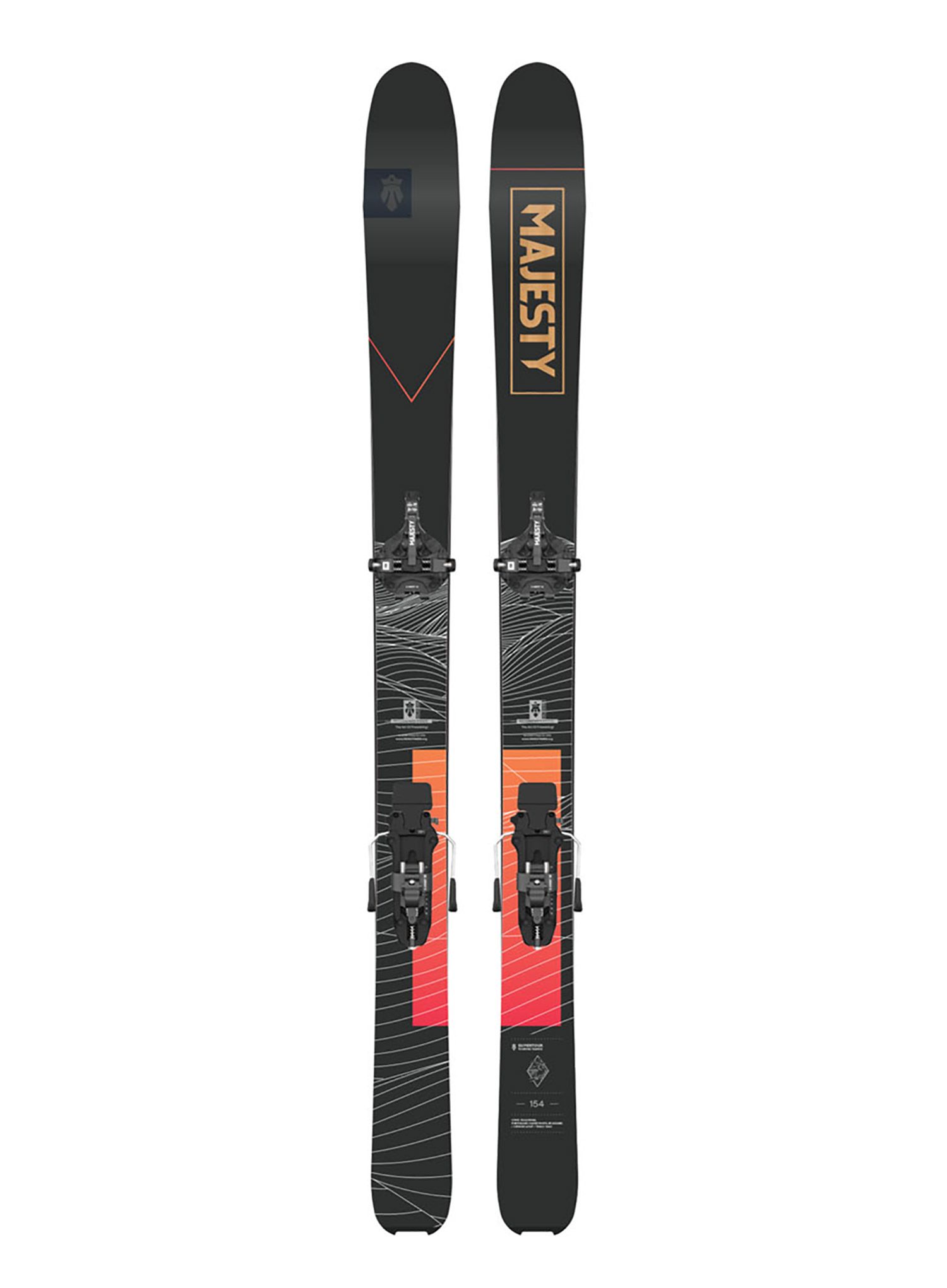 Skialpový set Majesty Supertour + C-Crest 10 154cm