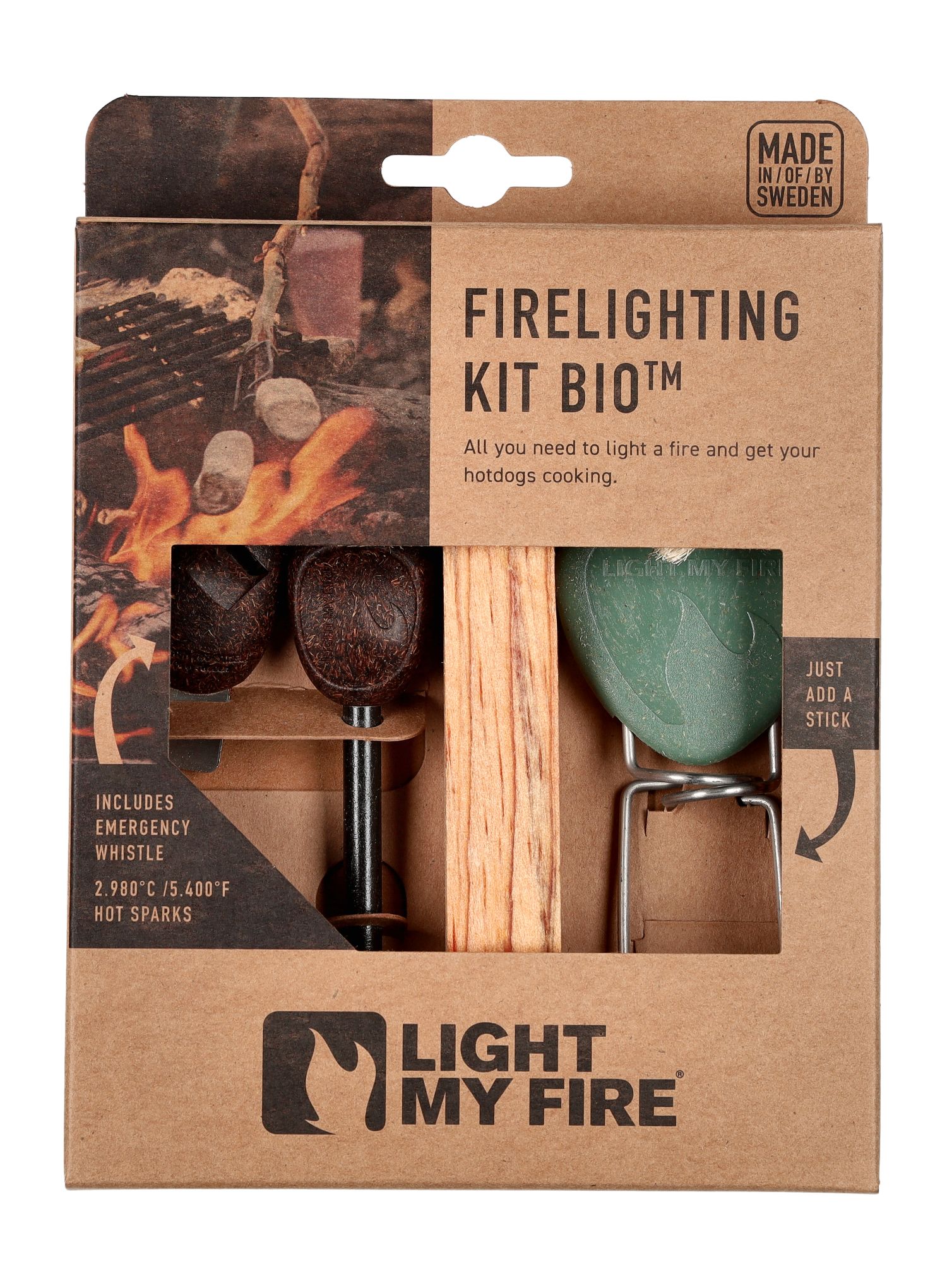 Turistická súprava Light My Fire Lighting Kit Bio - sandy green/cocoshell
