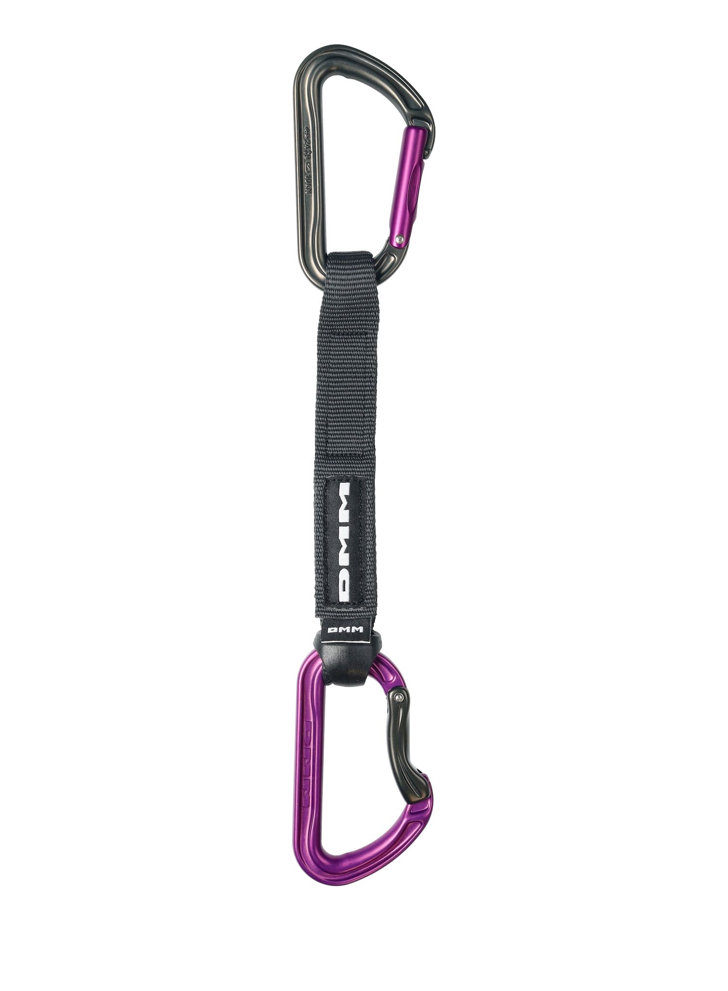 Lezecké expresky DMM Shadow Quickdraw SET - titanium/purple