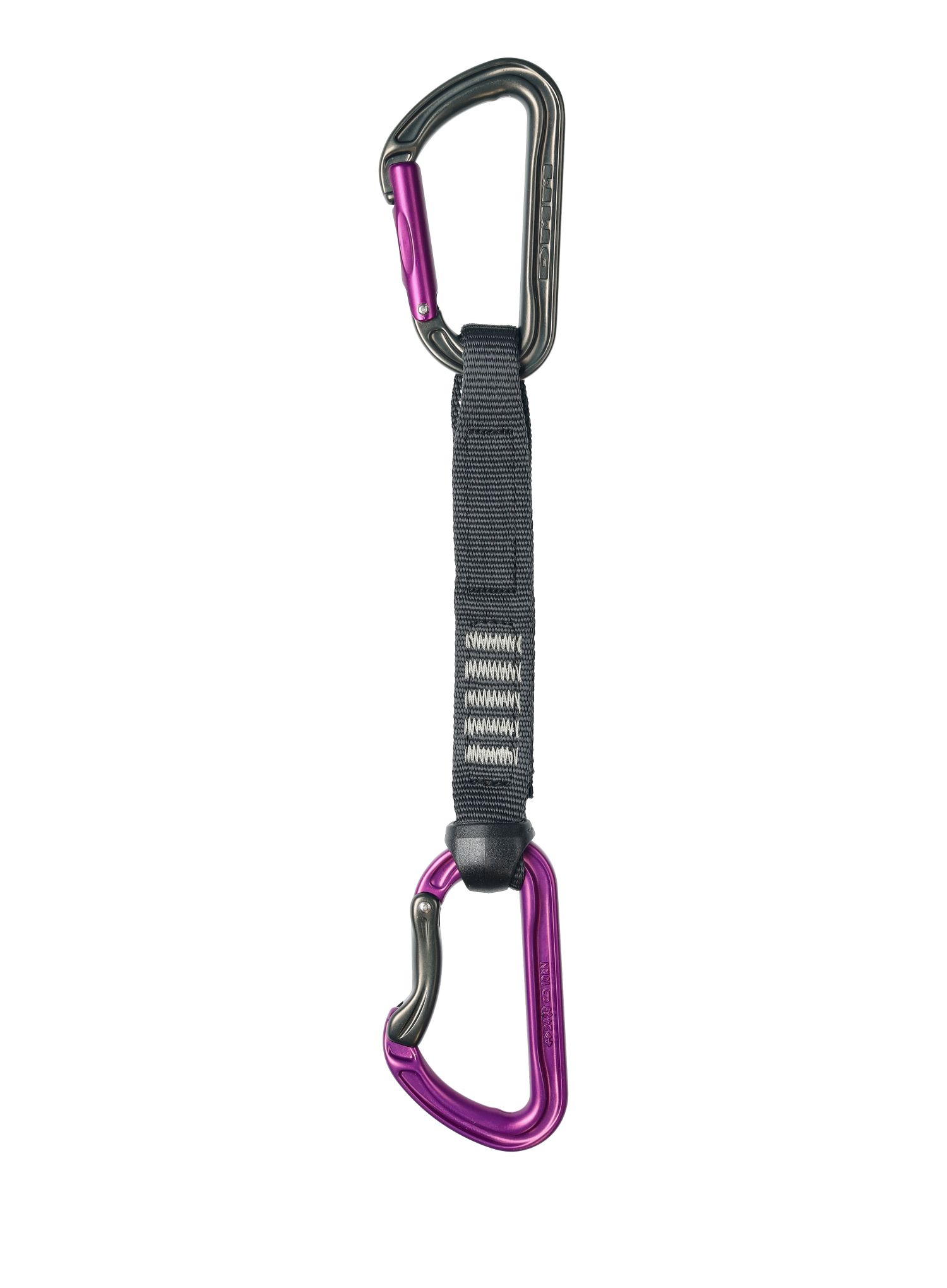 Lezecké expresky DMM Shadow Quickdraw SET - titanium/purple