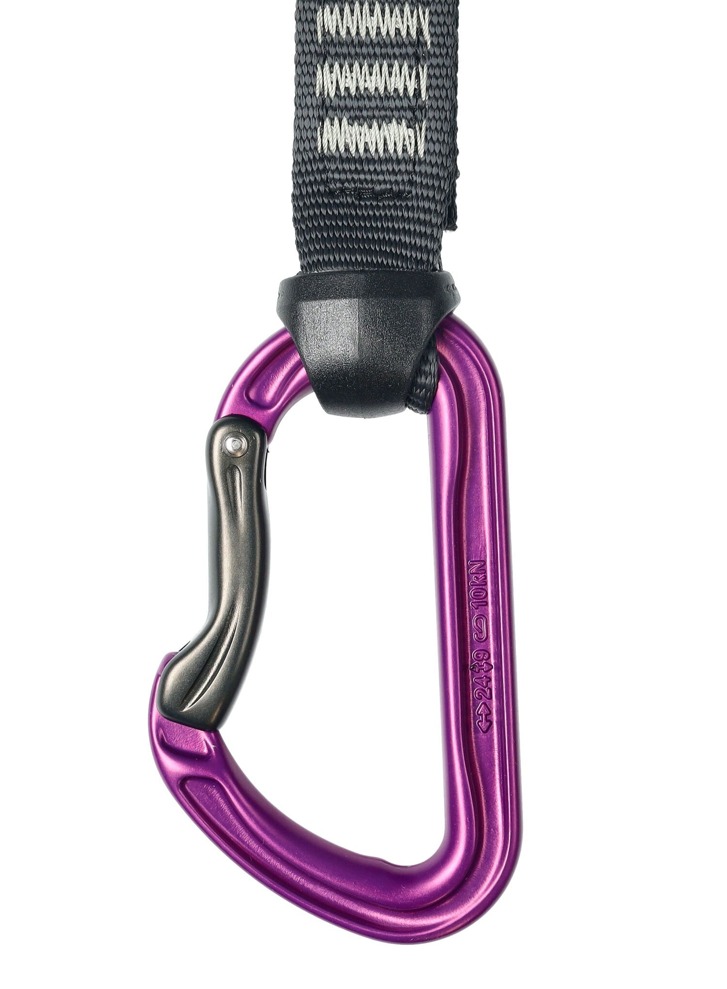 Lezecké expresky DMM Shadow Quickdraw SET - titanium/purple