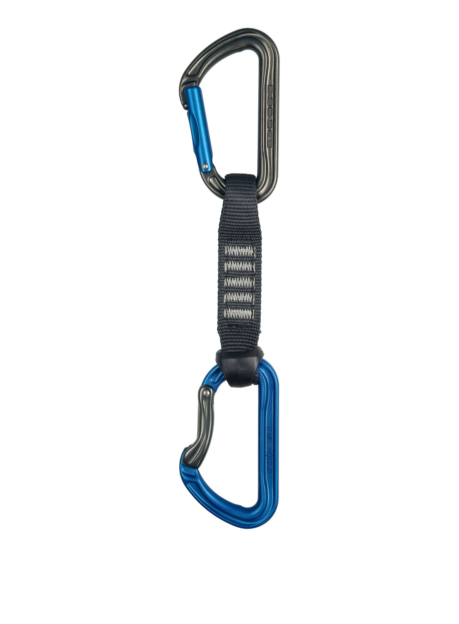 Lezecké expresky DMM Shadow Quickdraw SET - titanium/blue