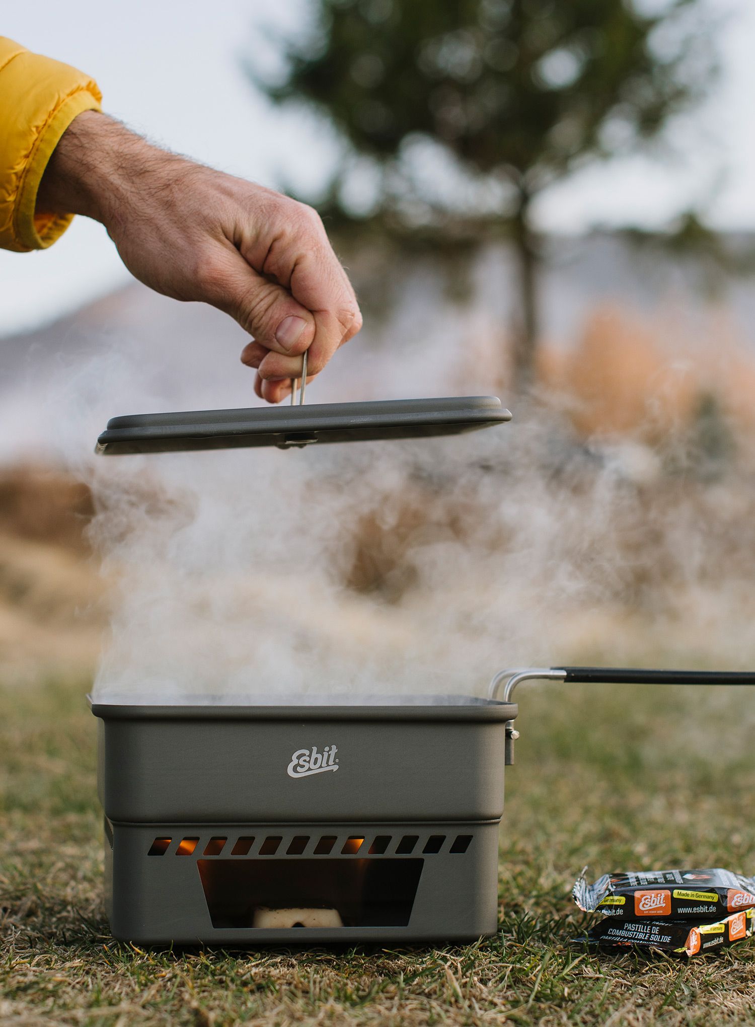 Súprava Esbit Solid Fuel Cookset 1100ml