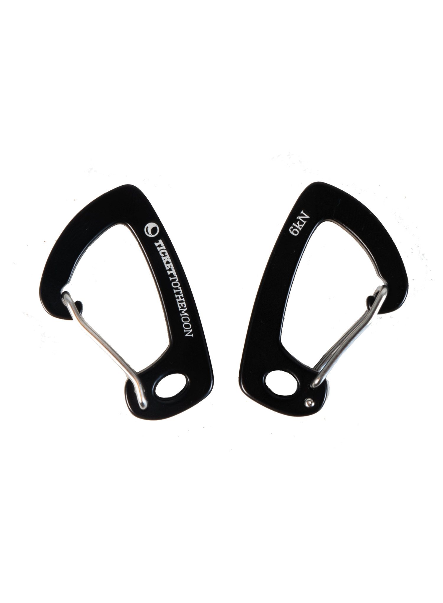 Súprava karabín na hojdaciu sieť Ticket To The Moon Carabiners AL-7075 6kN